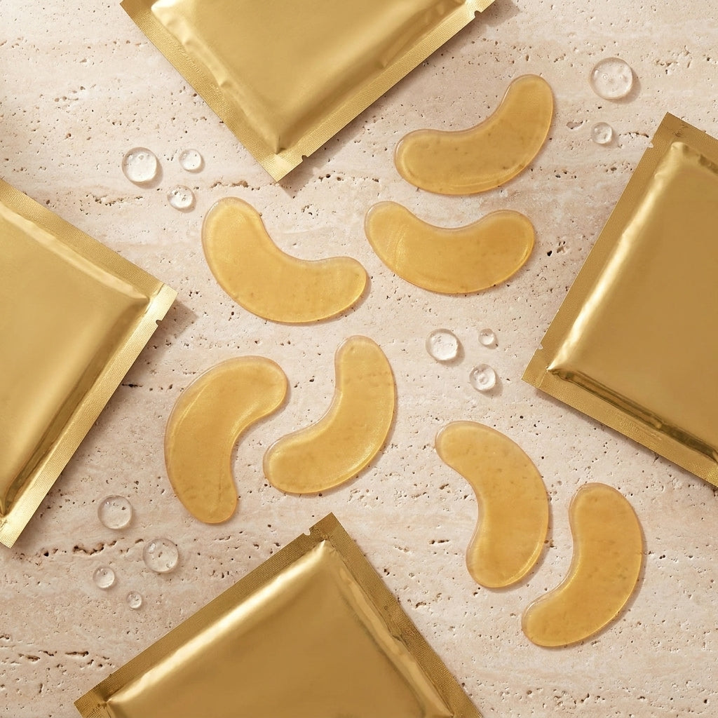 Patches de olhos com colagénio e ouro — 8 pares