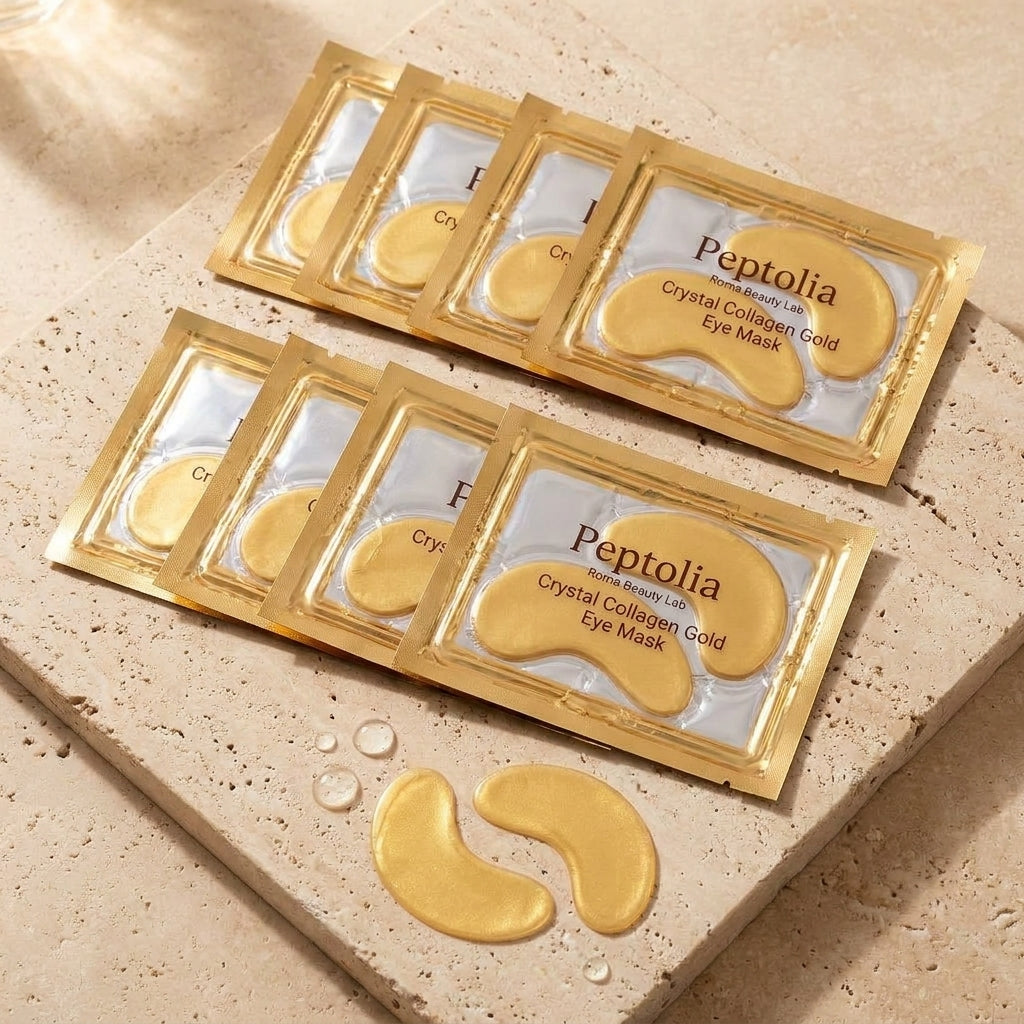 Patches de olhos com colagénio e ouro — 8 pares