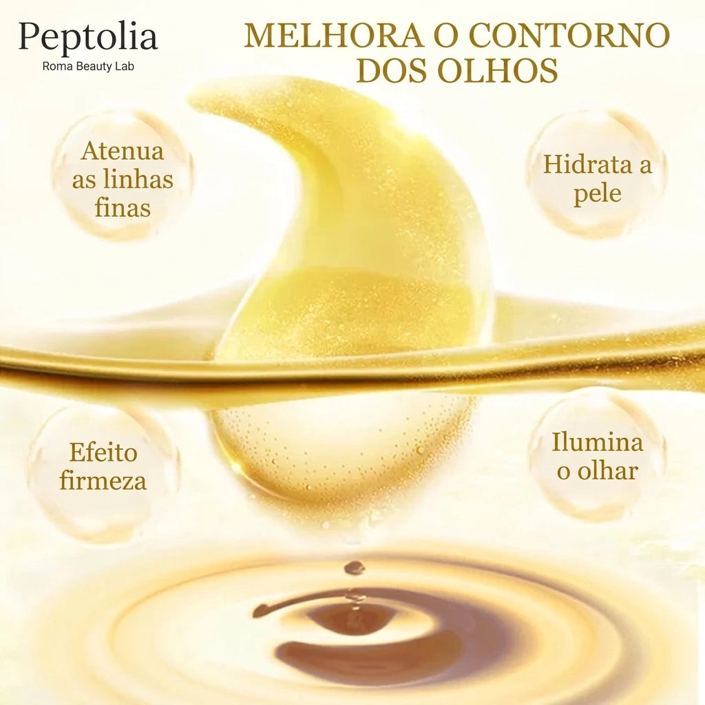 Patches de olhos com colagénio e ouro — 8 pares